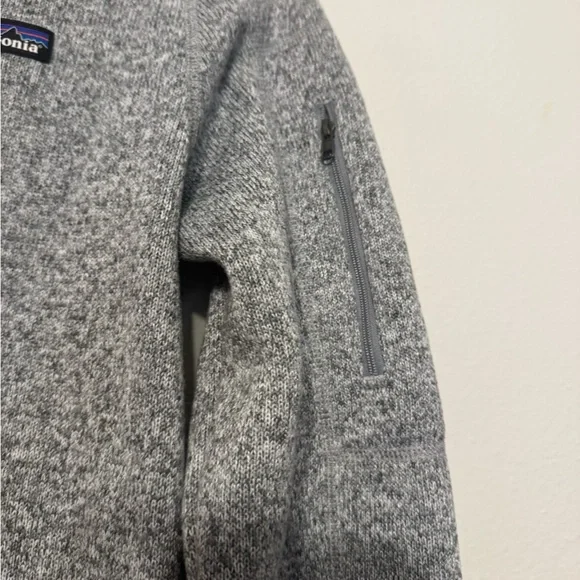 Patagonia Better Sweater 1/4 Zip Fleece Pullover Gray Medium - Picture 4 of 11